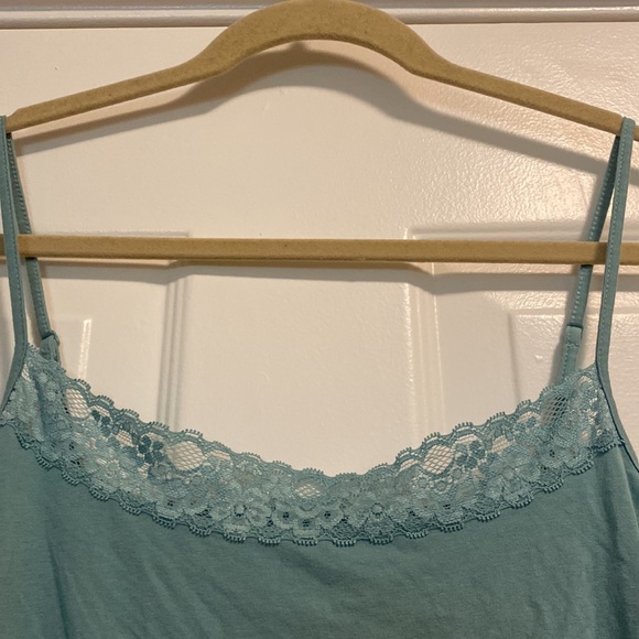 LOFT Cardigan and Cami Set - Aqua and Olive Floral - Picture 5 of 13